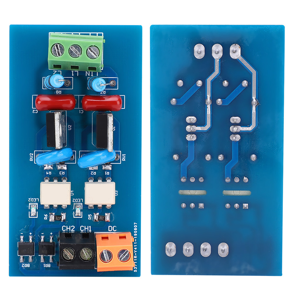 Plc-verstärkerplatine, 2-kanal-relaismodul Ohne Kontakt, Fotoelektrische Trennung, Ac 8–230 V