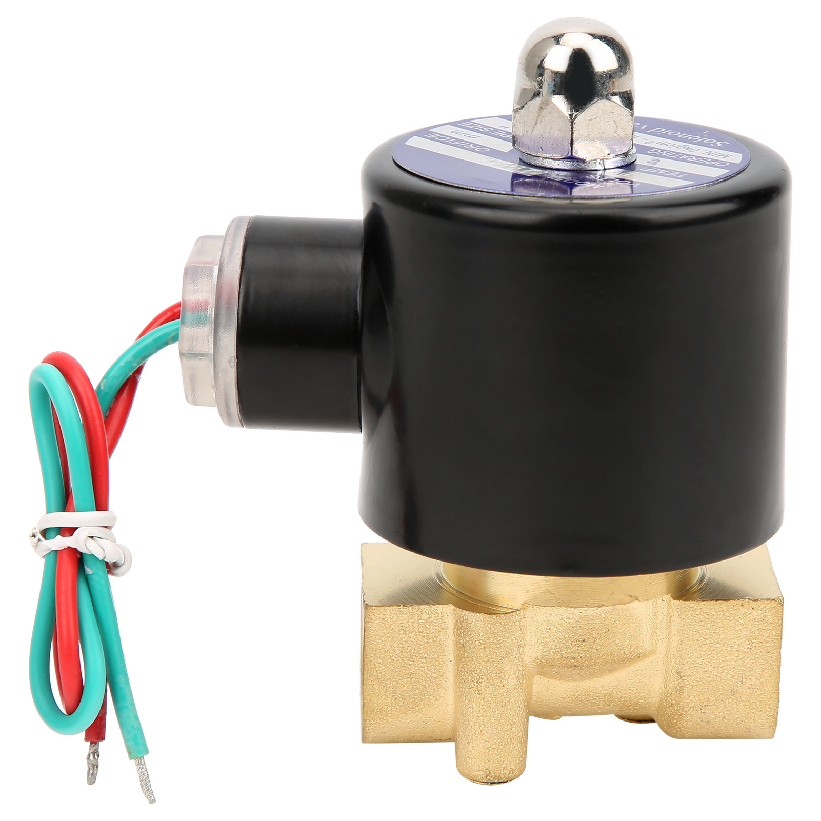 G3/8-zoll-messingventil, Mechanisch, Druckfest, Normal Geschlossen, Direktwirkend, 2w-040-10ac220v