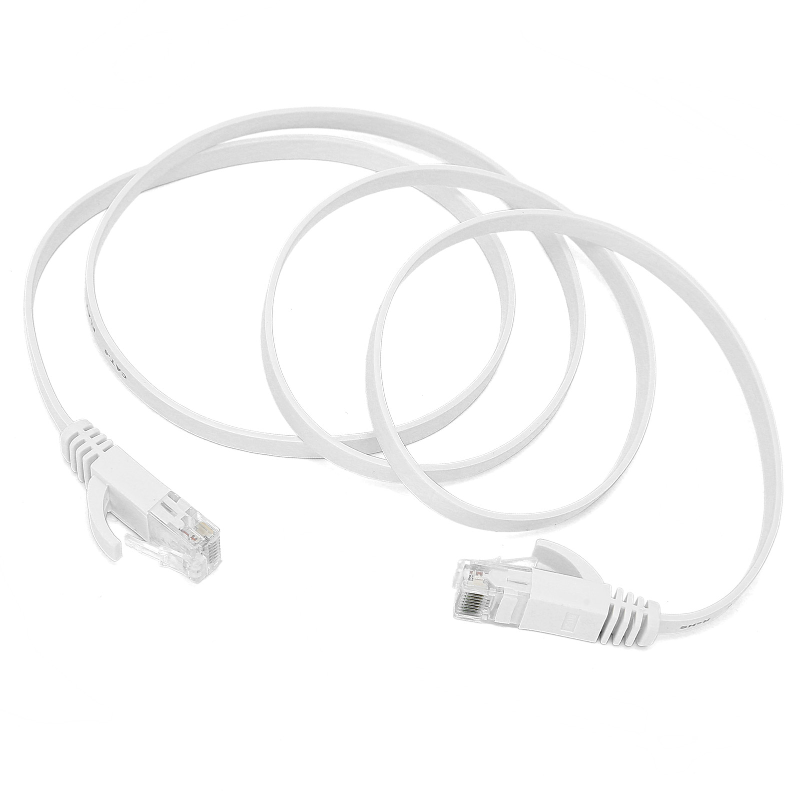 Ethernet-kabel Cat6 Gigabit 8-adriges Verdrilltes Paar Netzwerk-jumperkabel Flachkupferdraht, 1 Meter