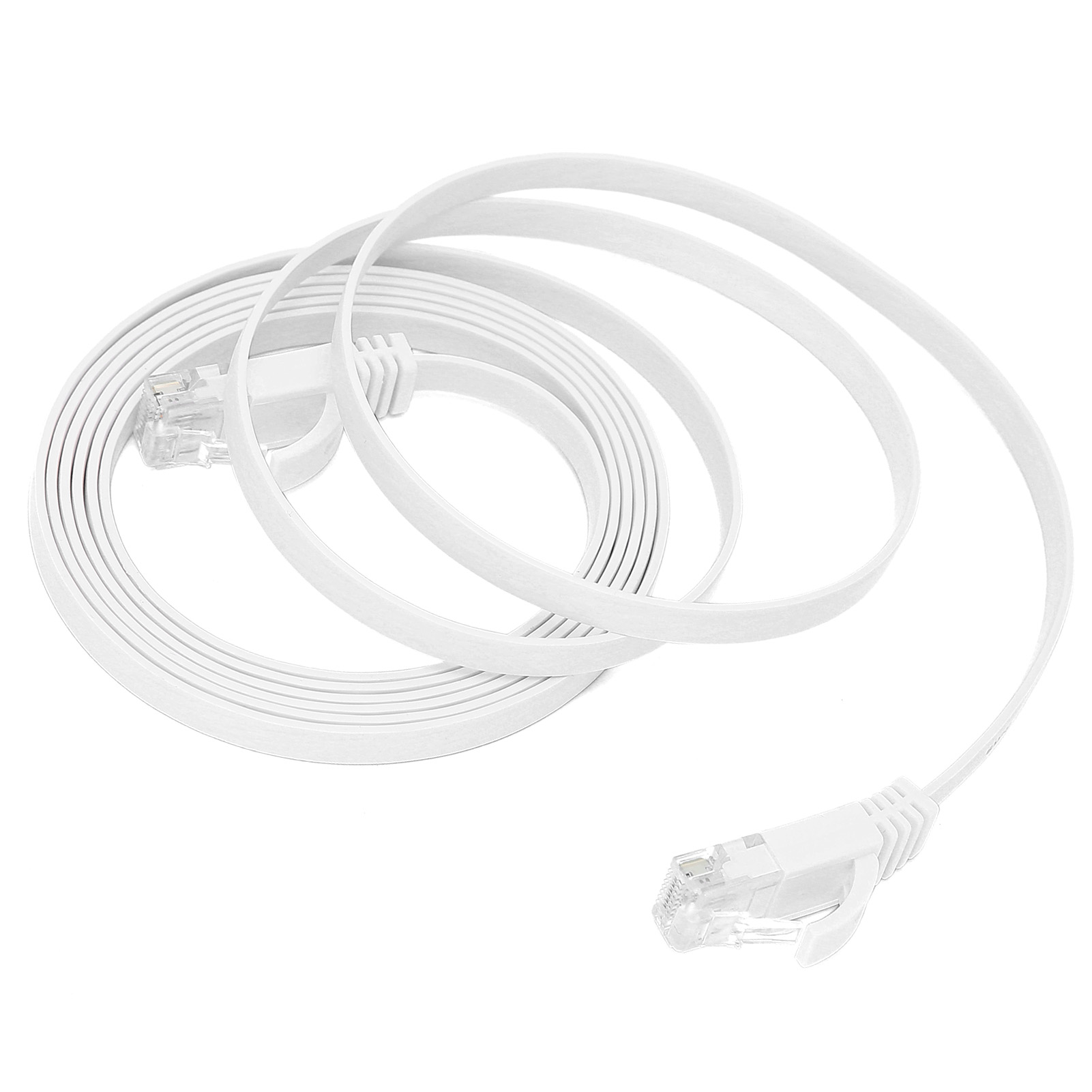 Ethernet-kabel Cat6 Gigabit 8-adrig, Verdrilltes Adernpaar, Flaches Kupferkabel, 2 Meter