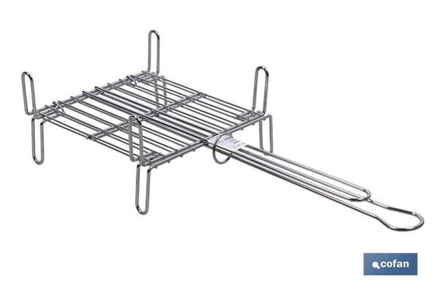 Doppelter INOX-Grill 300 x 300 mm
