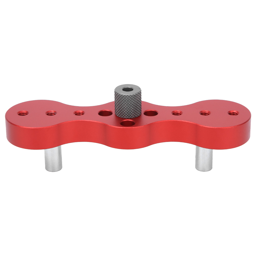 Dübelbohrlehre Für Holzbearbeitung, Aluminiumlegierung, 6/8/10 Mm Lochöffner, Rot
