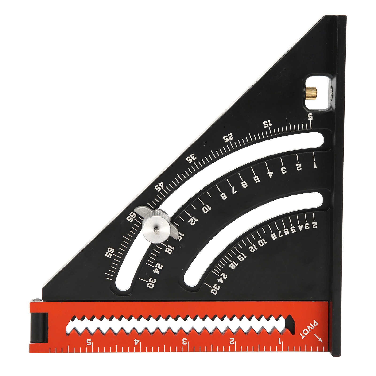 Dreieck-winkelmesser, Klappbar, Aus Aluminiumlegierung, Messwerkzeug Für Holzbearbeitung, 0–290 Mm