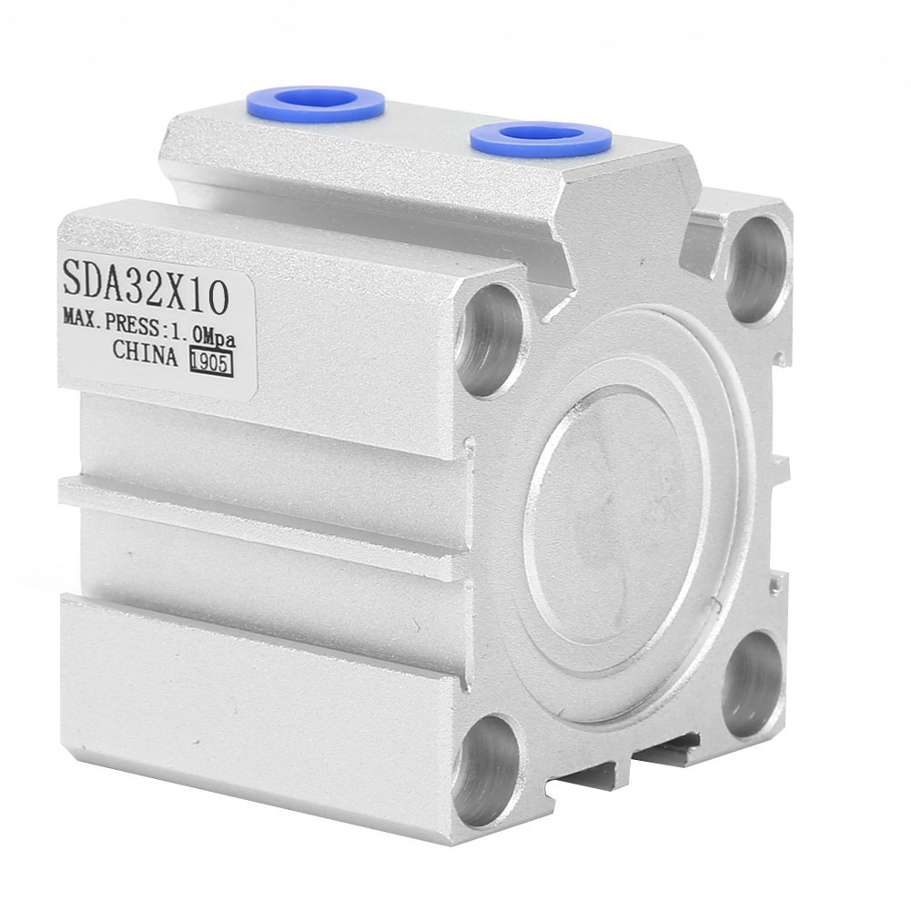Sda32 Dünnluftzylinder Aus Aluminiumlegierung, Doppeltwirkend, Pneumatische Komponenten Sda32x10/sda32x15/sda32x20sda32x10