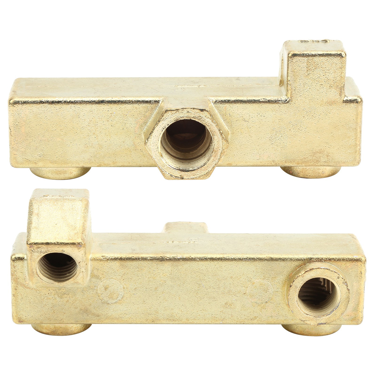 Stück 6-wege-ventilverbinder, Quadratische Form, G3/8, Aluminiumguss, Zubehör Für Luftpumpen Und Kompressoren