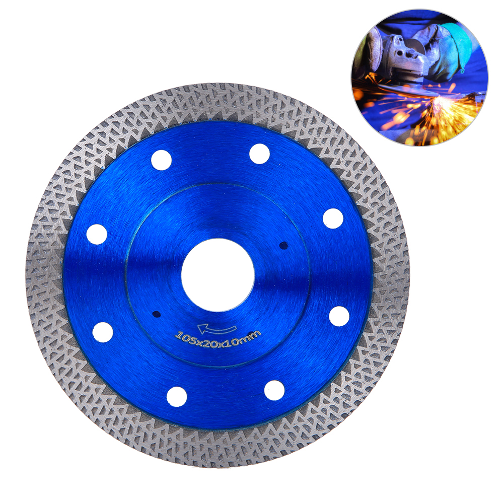 Diamant-trennscheibe Für Winkelschleifer, Geeignet Für Beton Und Marmor, 105 Mm Durchmesser