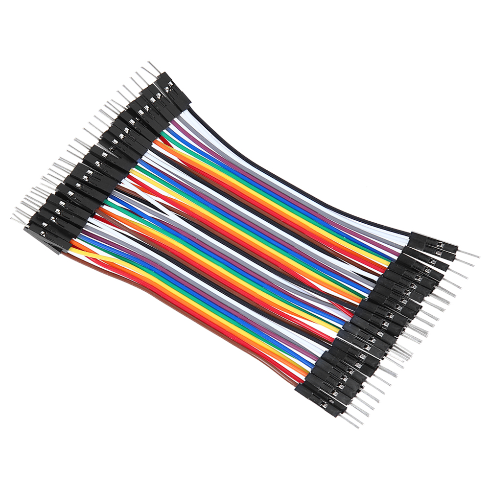 10 Stück Starthilfekabel, Stecker/stecker, Kunststoffkabel, 2,54 Mm, 10 Cm, Für Elektronische Bauteile