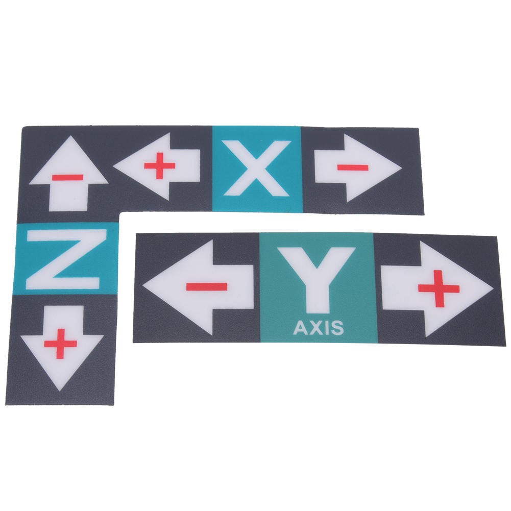 1 Set Etikettenaufkleber Aus Kunststoff, Xyz-marker, Bedienungsanleitung Für Graviermaschine