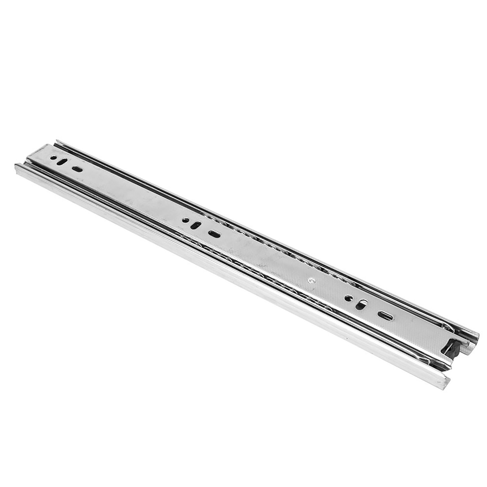 2 Stück Schubladenschienen, 30,5 Cm (12 Zoll), 3-teilig, Kugelgelagert, Flexibel, Weiß