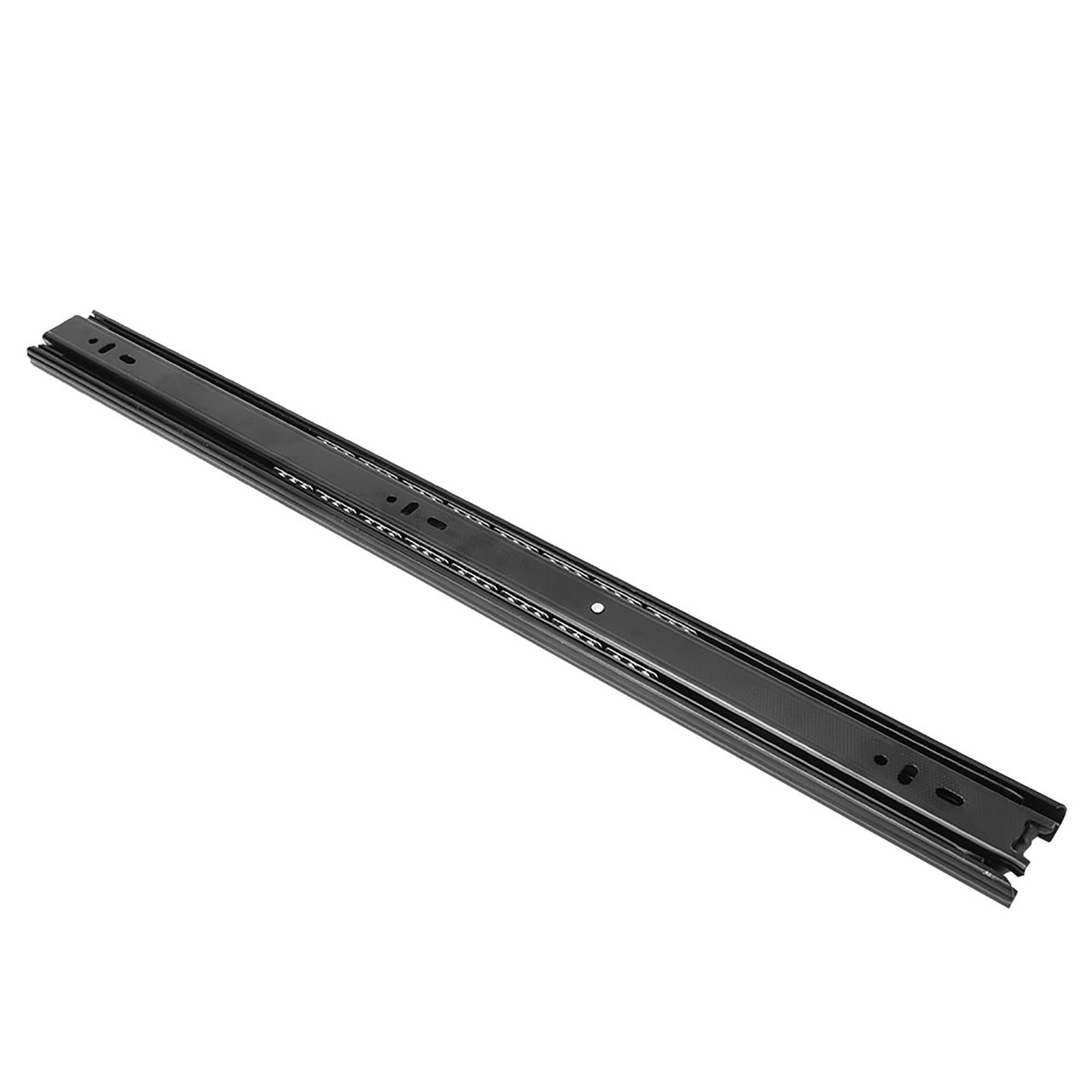 Stück Schubladenschienen, 30,5 Cm (12 Zoll), 3-teilig, Kugelgelagert, Flexibel, Schwarz