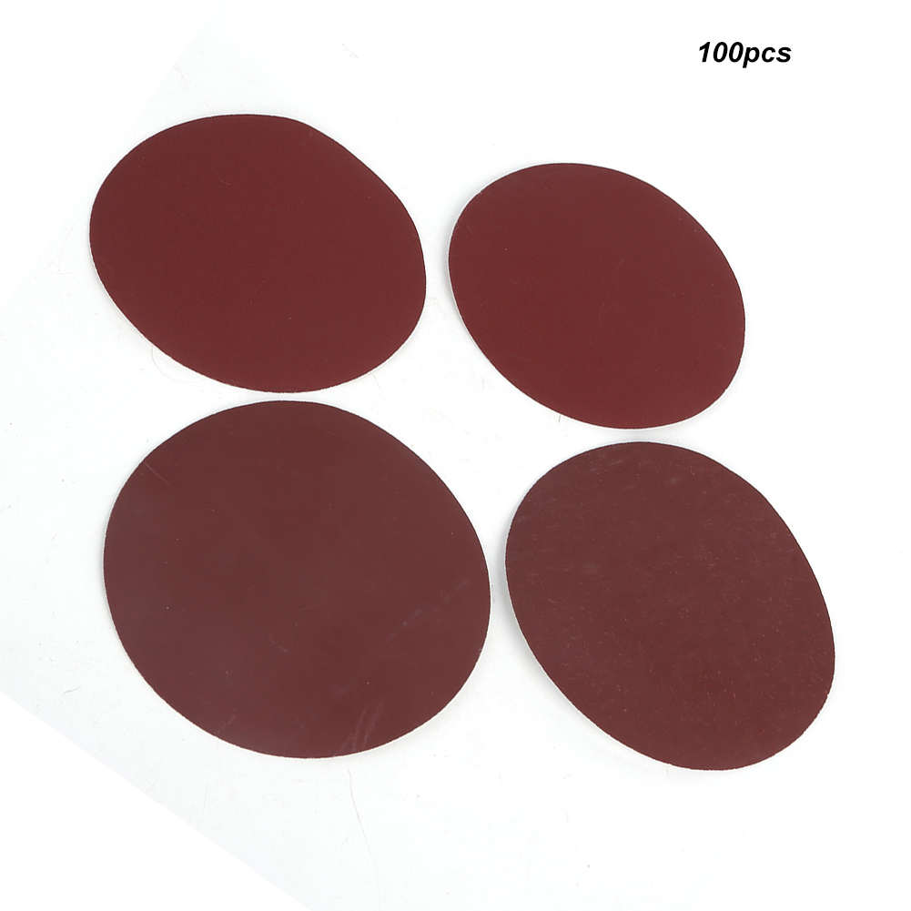 100 Stück Schleifscheiben, 5 Zoll, Samtige Rückseite, 125 Mm, Rundes Schleifpapier Zum Polieren Und Schleifen, Körnung 80