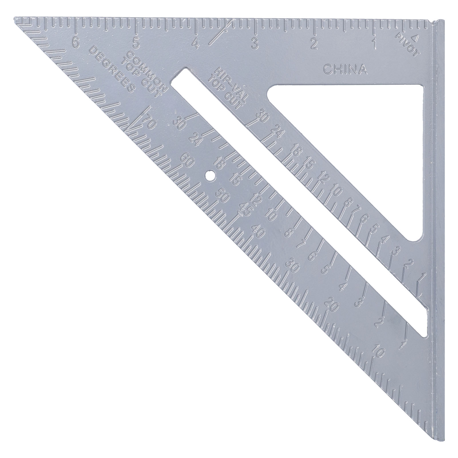 Dreiecklineal Aus Aluminiumlegierung, 7 Zoll, 45/90 Grad, Verdickt, Messwerkzeug Für Bastelarbeiten Und Holzbearbeitung