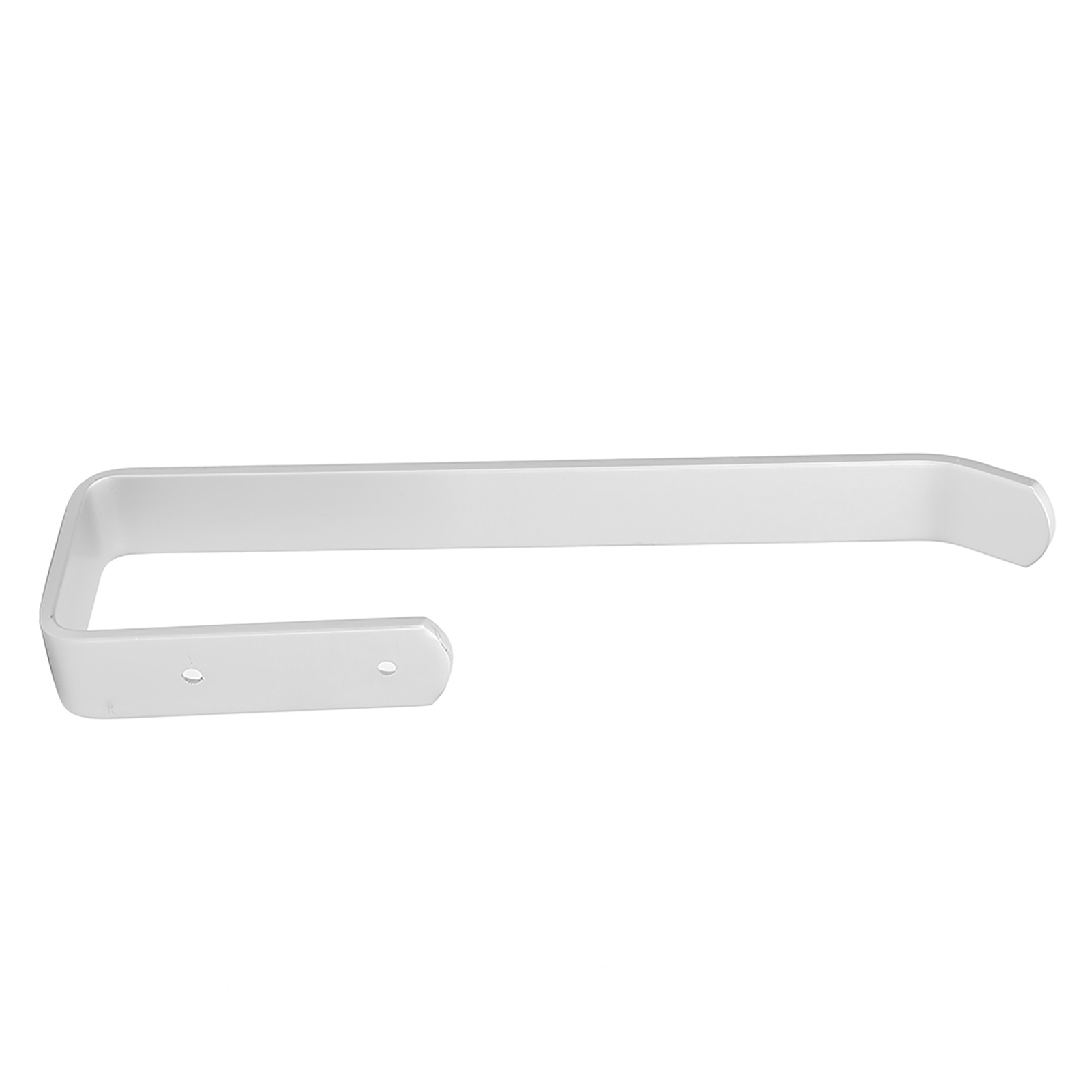 Handtuchhalter Aus Aluminium, Toilettenpapierhalter, Wandaufbewahrung Für Badezimmerrollen, 417032, Matt, Länglicher Toilettenpapierhalter