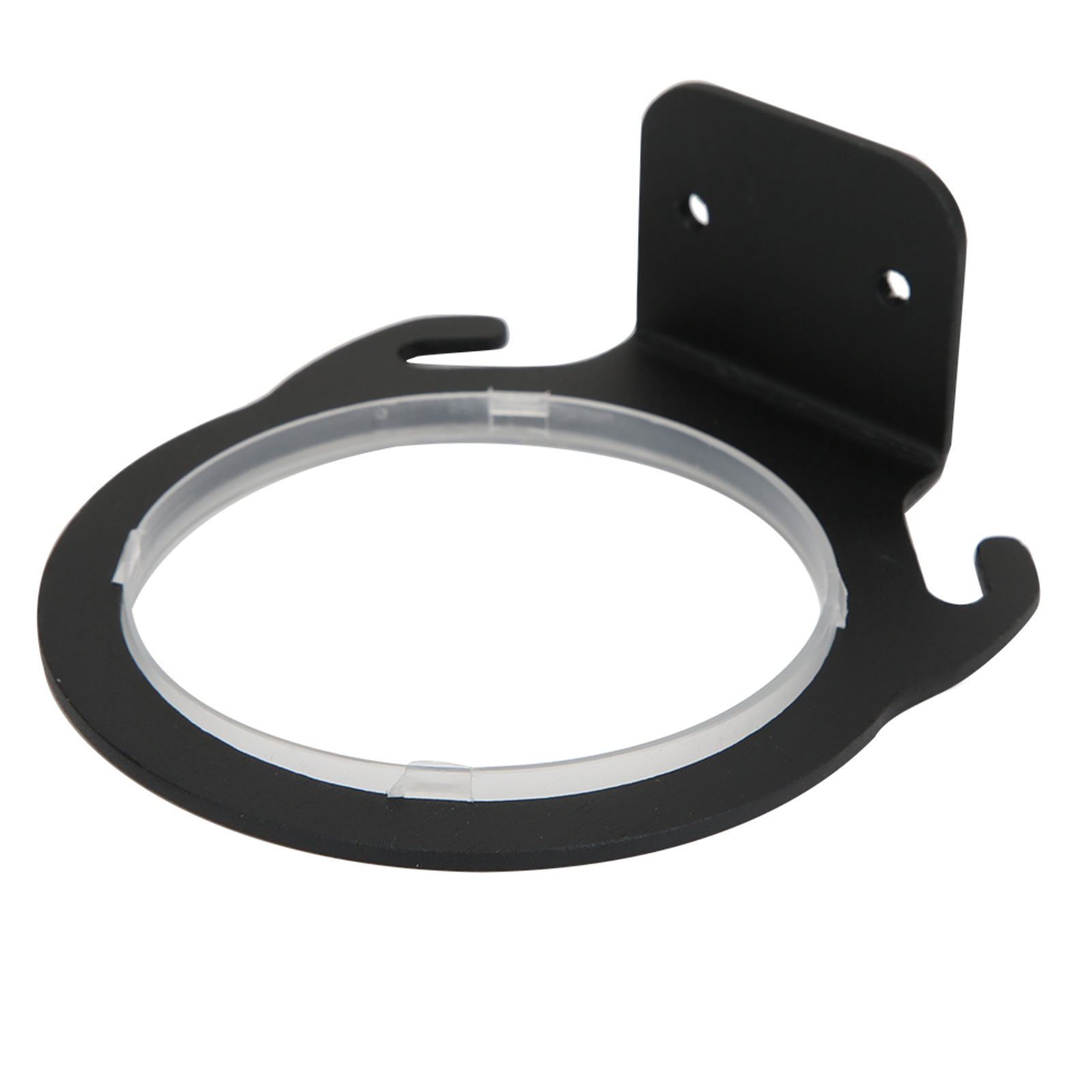 Haartrockner-ablagefach Aus Aluminium, Lochfreier Gebläse-organizer, Leichtes Hardware-zubehör (9481bs Mattschwarzer Gebläse-organizer)