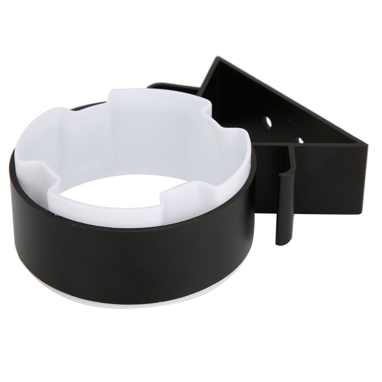 Haartrockner-ablagefach Aus Aluminium, Lochfreier Gebläse-organizer, Leichtes Hardware-zubehör (9482bs Mattschwarzer Gebläse-organizer)