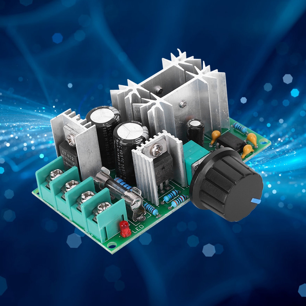 Drehzahlreglermodul Für Gleichstrommotoren (pwm-regler, Leistungsregler, Lüfter 12 V, 24 V, 36 V, 48 V, 20 A)