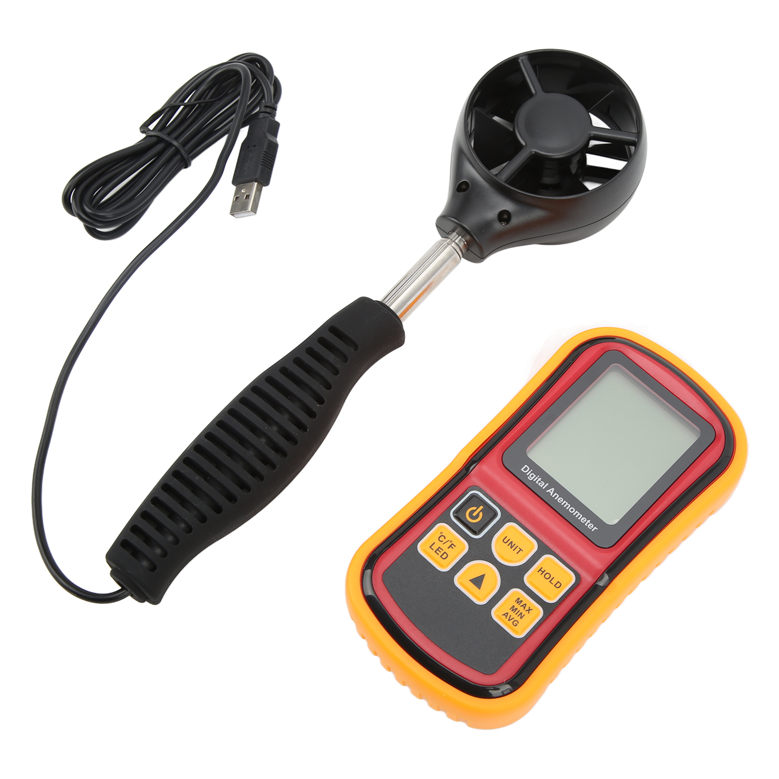 8901+ Digitales Anemometer Mit Lcd-bildschirm – Hohe Genauigkeit Und Empfindlichkeit Für Windmessungen