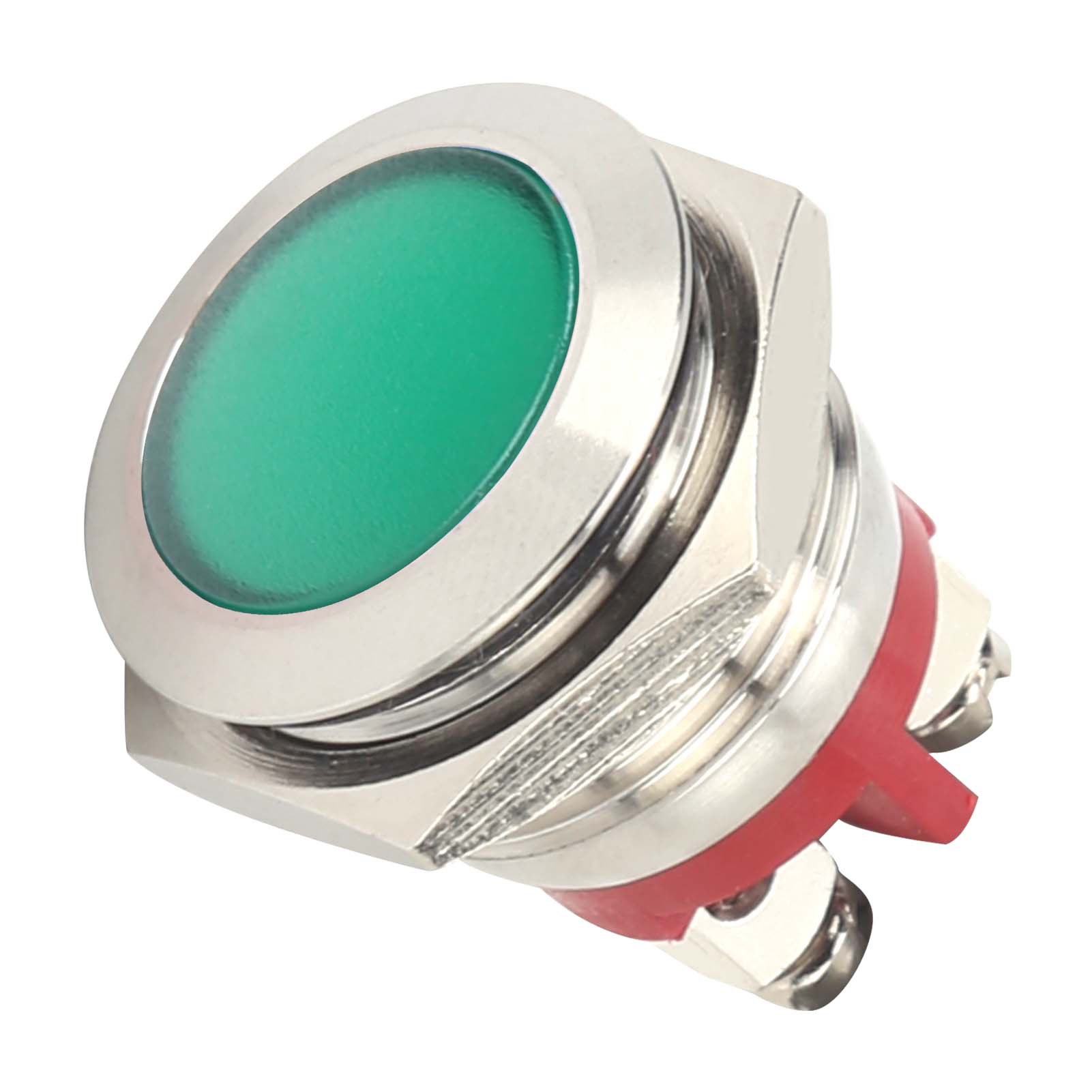 0,6 Zoll Led-anzeige, Helles Signallicht, Flammhemmender Sockel, Ip66 Wasserdicht, Universell Einsetzbar (grün)