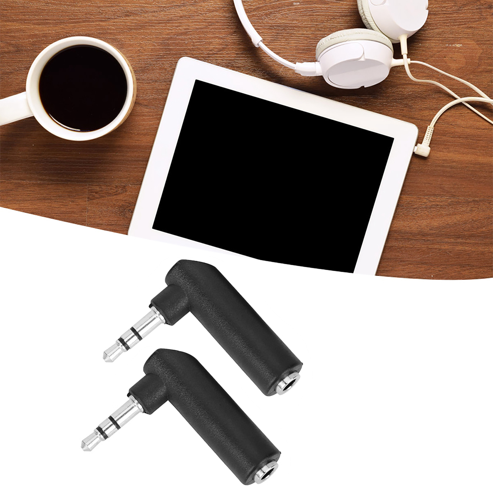 10 Stück 90-grad-adapterstecker 3,5-mm-klinkenstecker Auf 3,5-mm-klinkenbuchse Für Stereo-kopfhörer