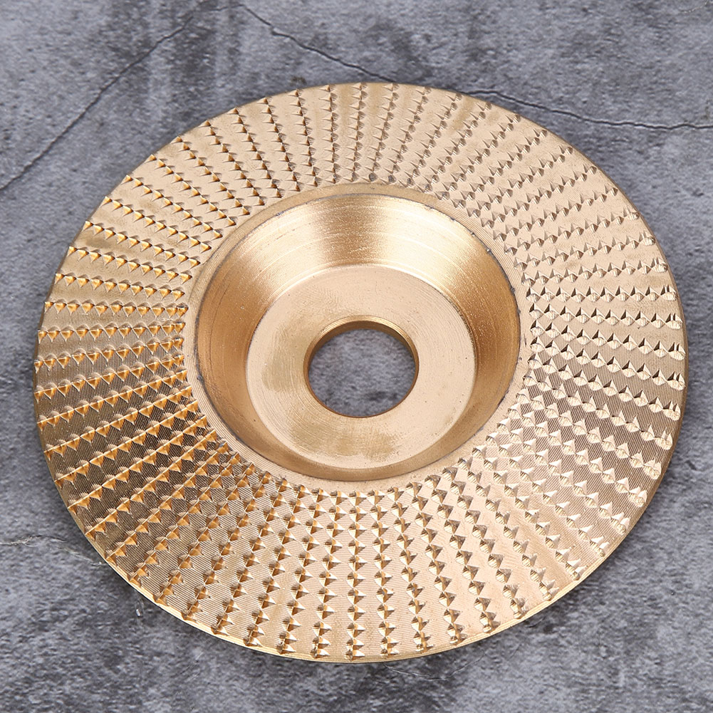 Fasen-schnitzscheibe 100 Mm Gold Für Winkelschleifer, Geeignet Für Holz Und Nichtmetallische Werkstoffe