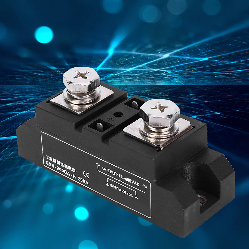 Ssr-200da H Hochleistungs-industrie-halbleiterrelais Zubehör Für Elektrische Versorgungsleitungen