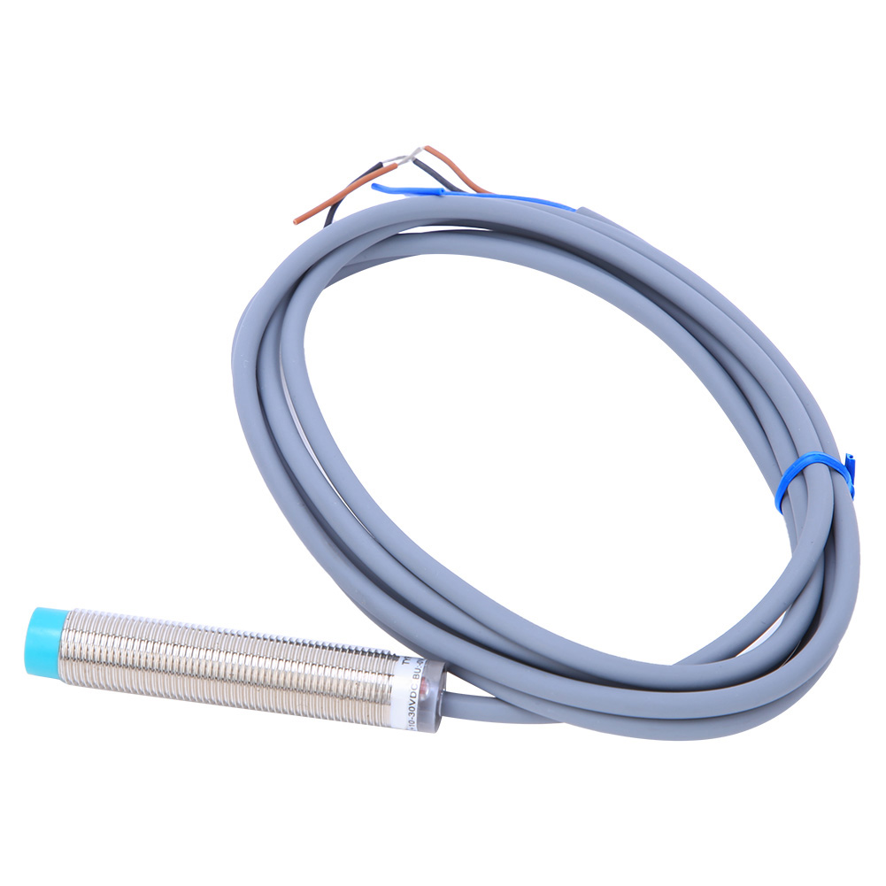 Berm Näherungssensor-schalter, Metall, Induktiv, Φ12 Mm, Dc 10–30 V, 3-adrig, Npn, Nc, 4 Mm