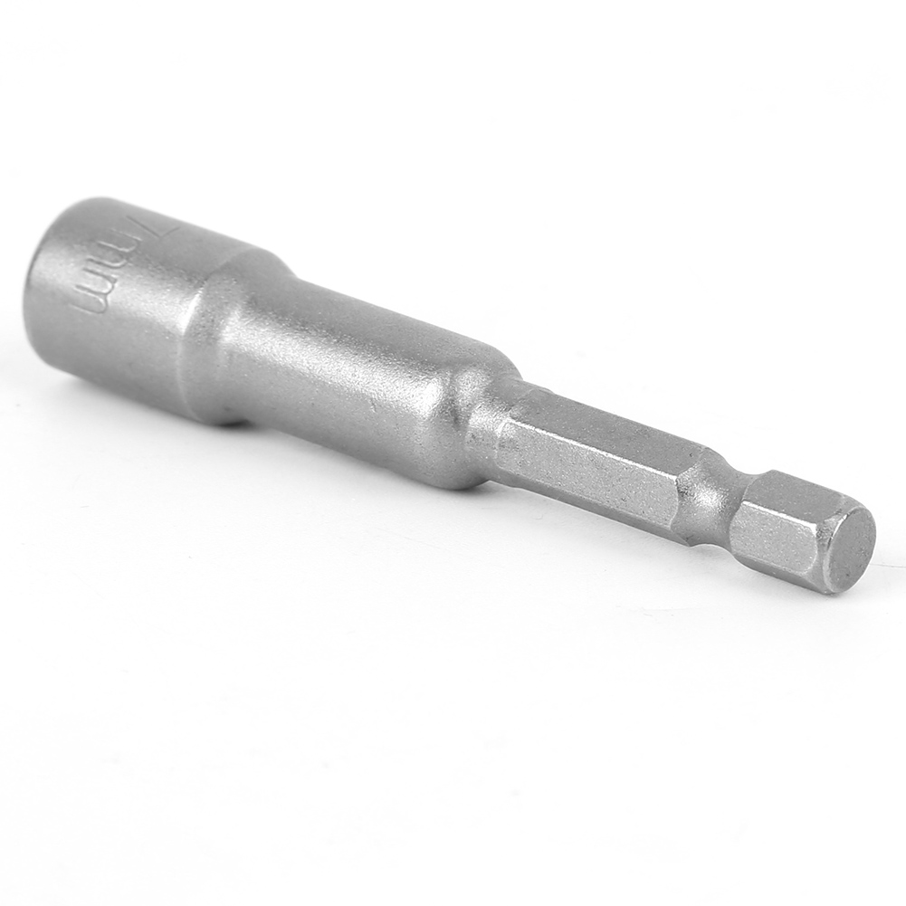 5-teiliges Set Magnetischer Sechskant-steckschlüssel-werkzeugstahl-elektroschraubendreher-magnetbohrer-adapter 7 Mm