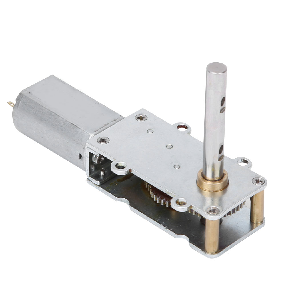 Hochwertiger Schneckengetriebemotor Aus Metall Für Elektrische Vorhänge, Roboter Und Spielzeug Wgf180 Dc3v-24v12v90rpm