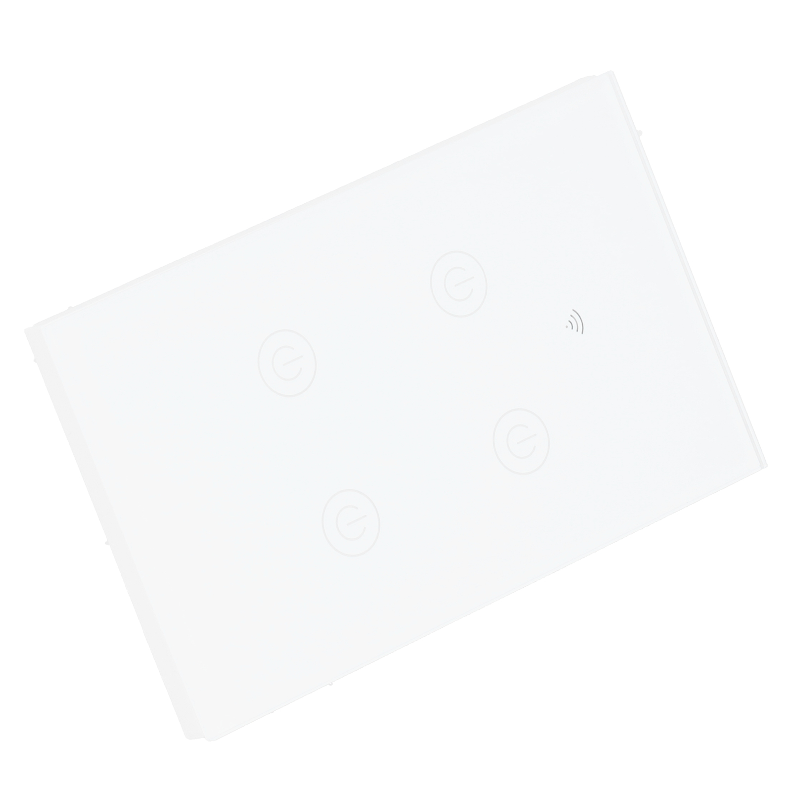 Intelligenter Wlan-wandschalter Mit Touch-funktion, 4-wege-sprachsteuerung, Us-stecker, 100–240 V Wechselstrom