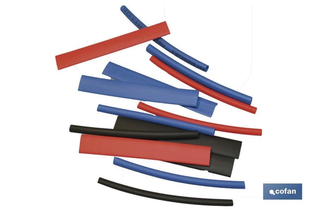 Sortiment mit 10 Schrumpfschläuchen 8 cm