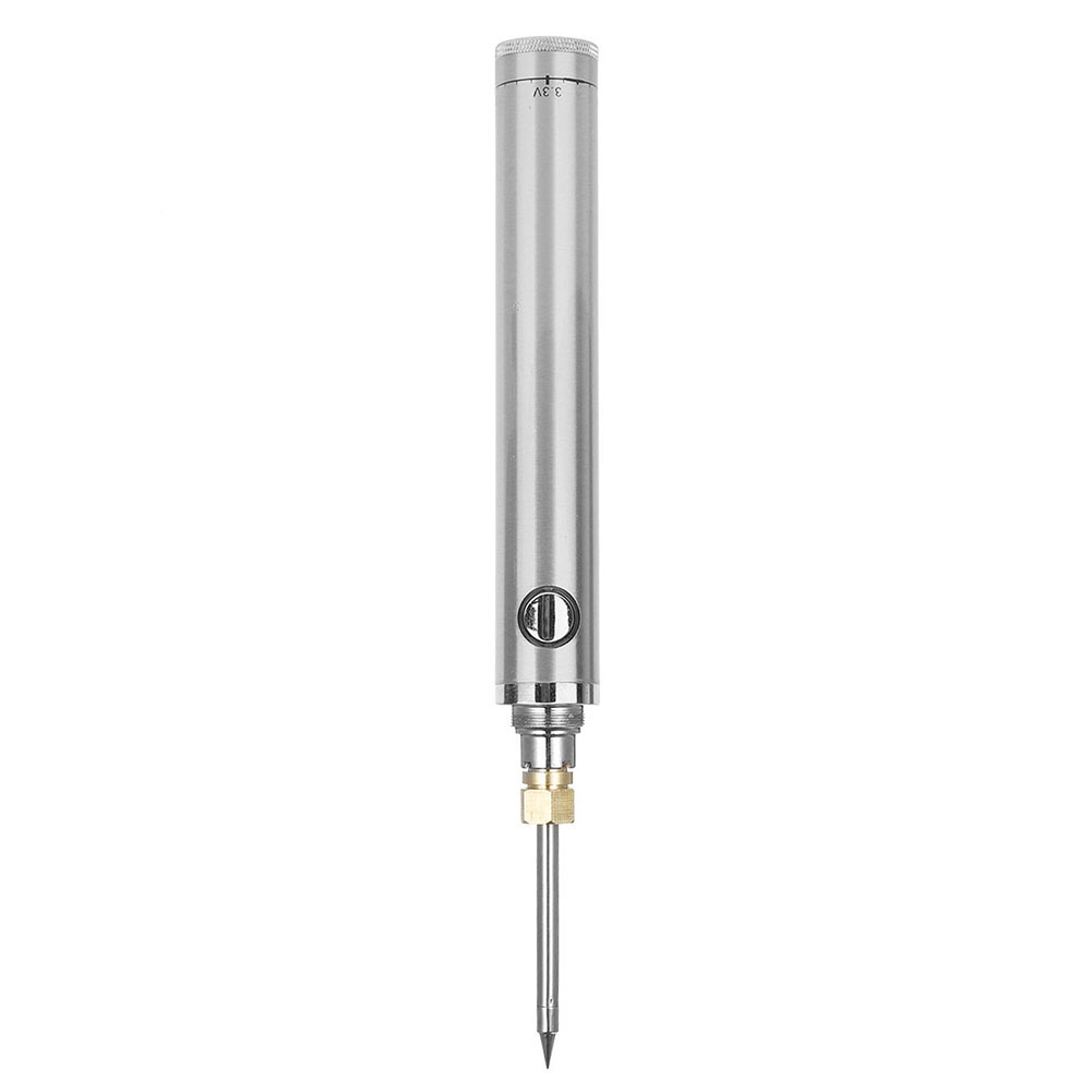 Usb-lade-lötkolben-set, Tragbarer Kabelloser Elektrischer Lötkolbenstift, Schweißwerkzeug, Silber