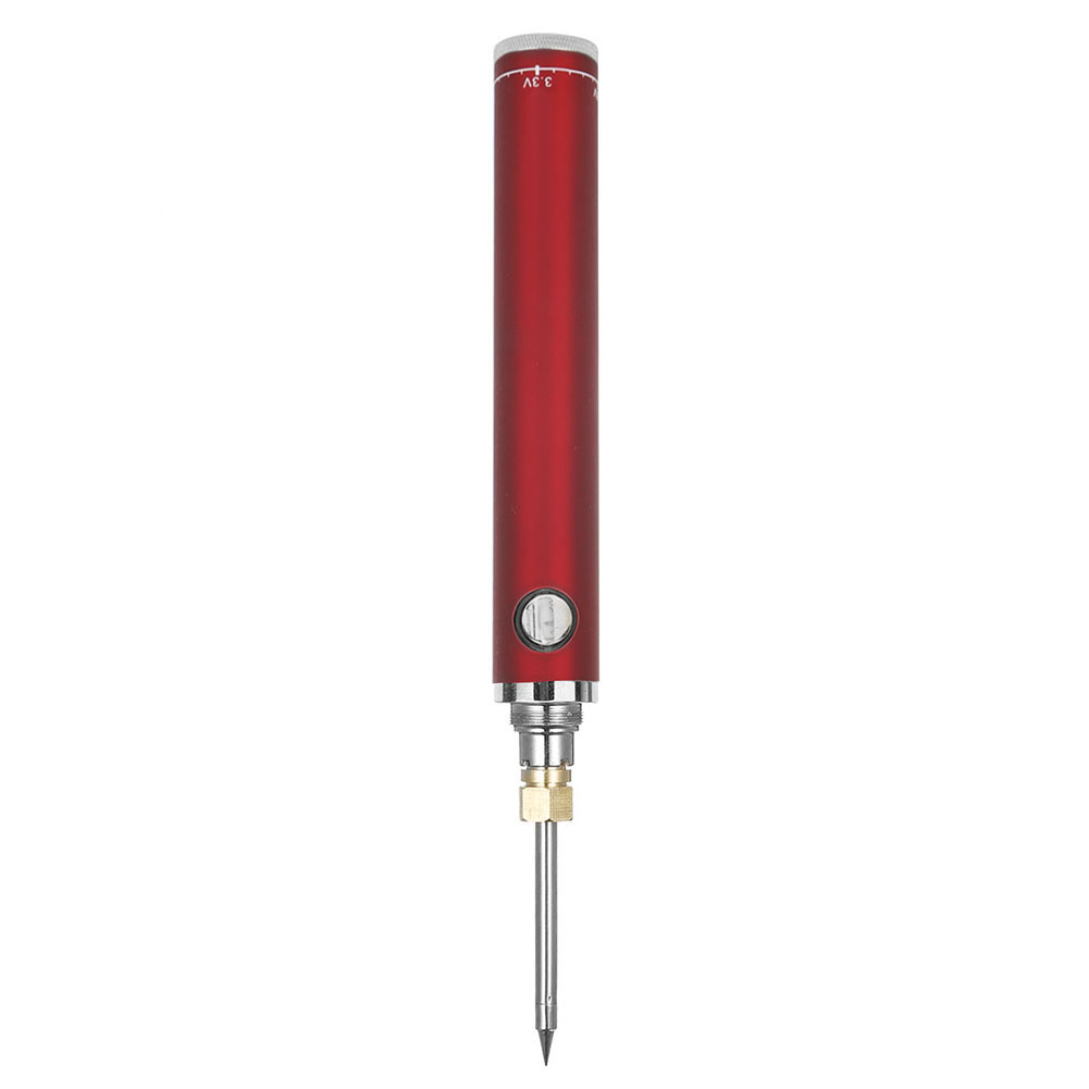 Usb-lade-lötkolben-set, Tragbarer Kabelloser Elektrischer Lötkolbenstift, Schweißwerkzeug, Rot