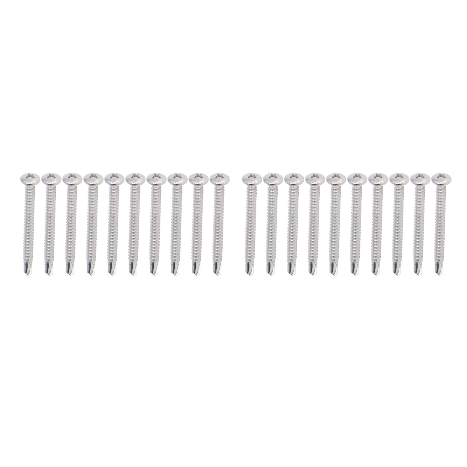 50 Stück Selbstbohrende Schrauben Mit Rundkopf, Edelstahl 304, Befestigungselemente Für Holzarbeiten, M4,8 X 50