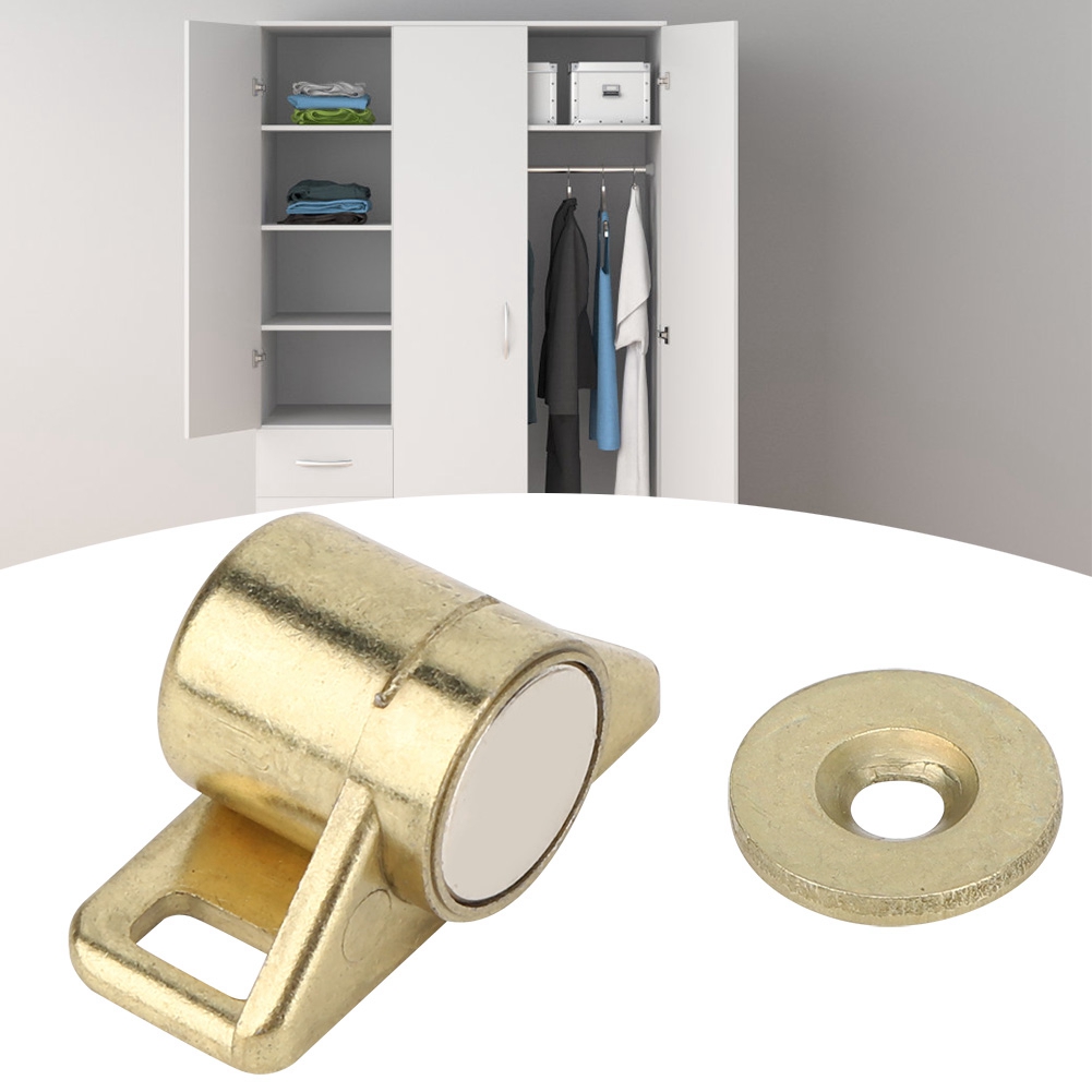 4 Sets Magnetischer Schranktürverschlüsse Aus Zinklegierung Im Antik-gold-stil – Zubehör