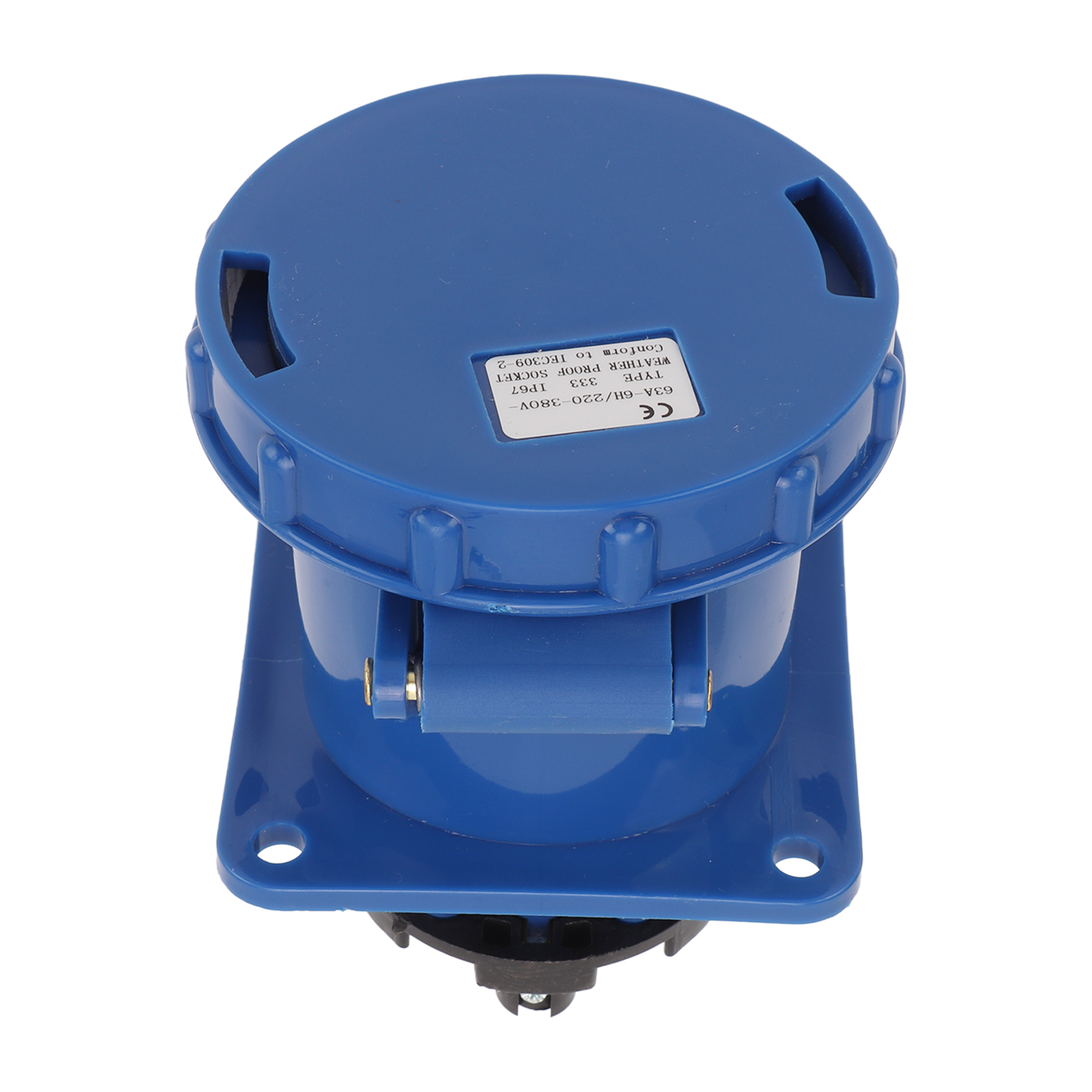 Industrielle Steckdose Aus Pp-messing, Wasserdicht (ip67), Elektrischer Stromanschluss, 63 A, 220–380 V