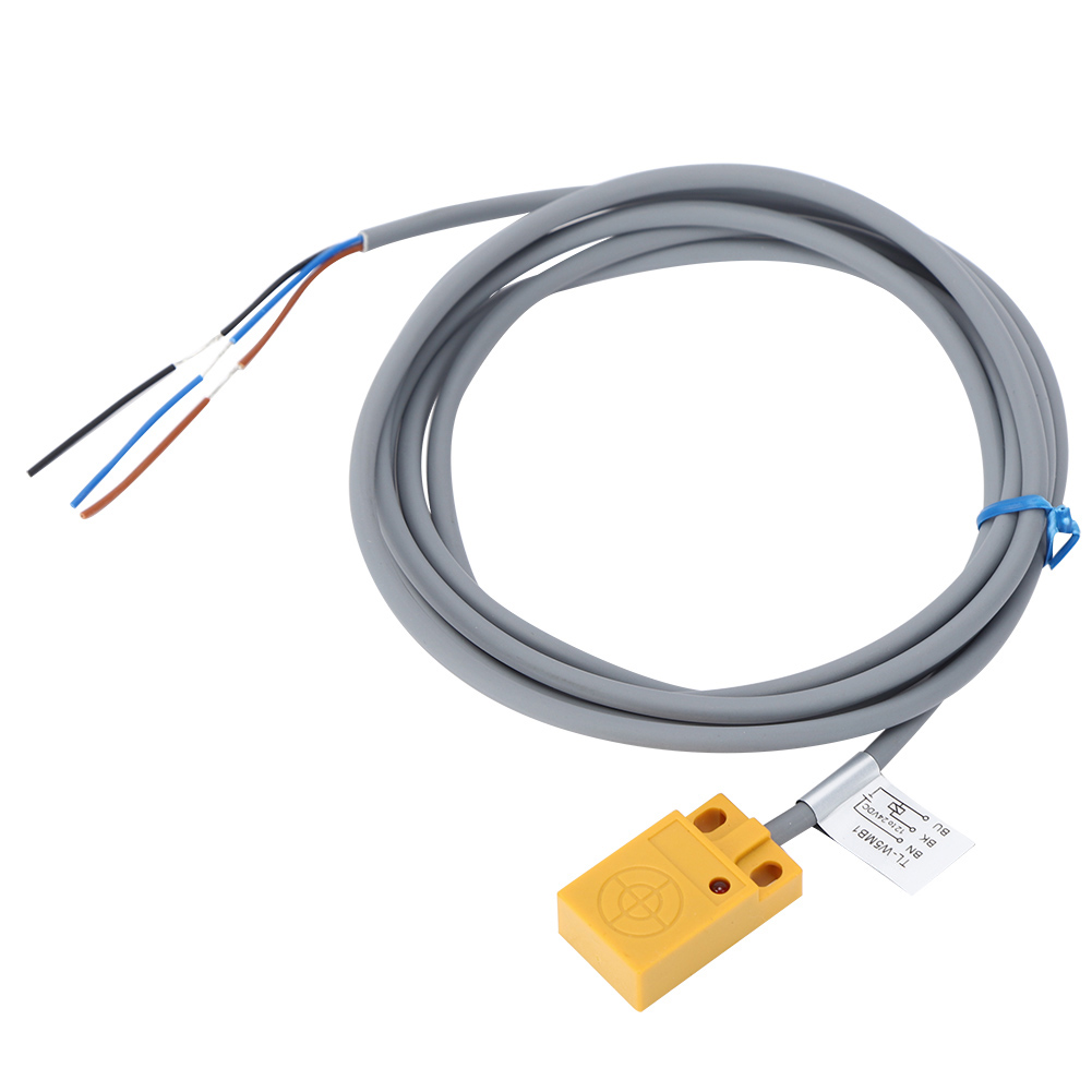 Berm Näherungssensor-schalter, Induktiver Typ, Abs-gehäuse, Dc 12–24 V, 3-adrig, Pnp, Schließer, 5 Mm