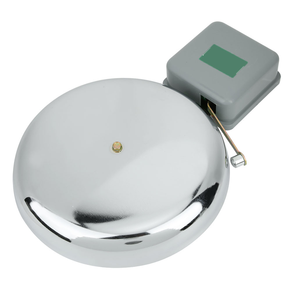 Elektrische Schulglocke, Funkenfrei, Mit Externem Schlagmechanismus, Edelstahl, 250 Mm, 220 V Wechselstrom