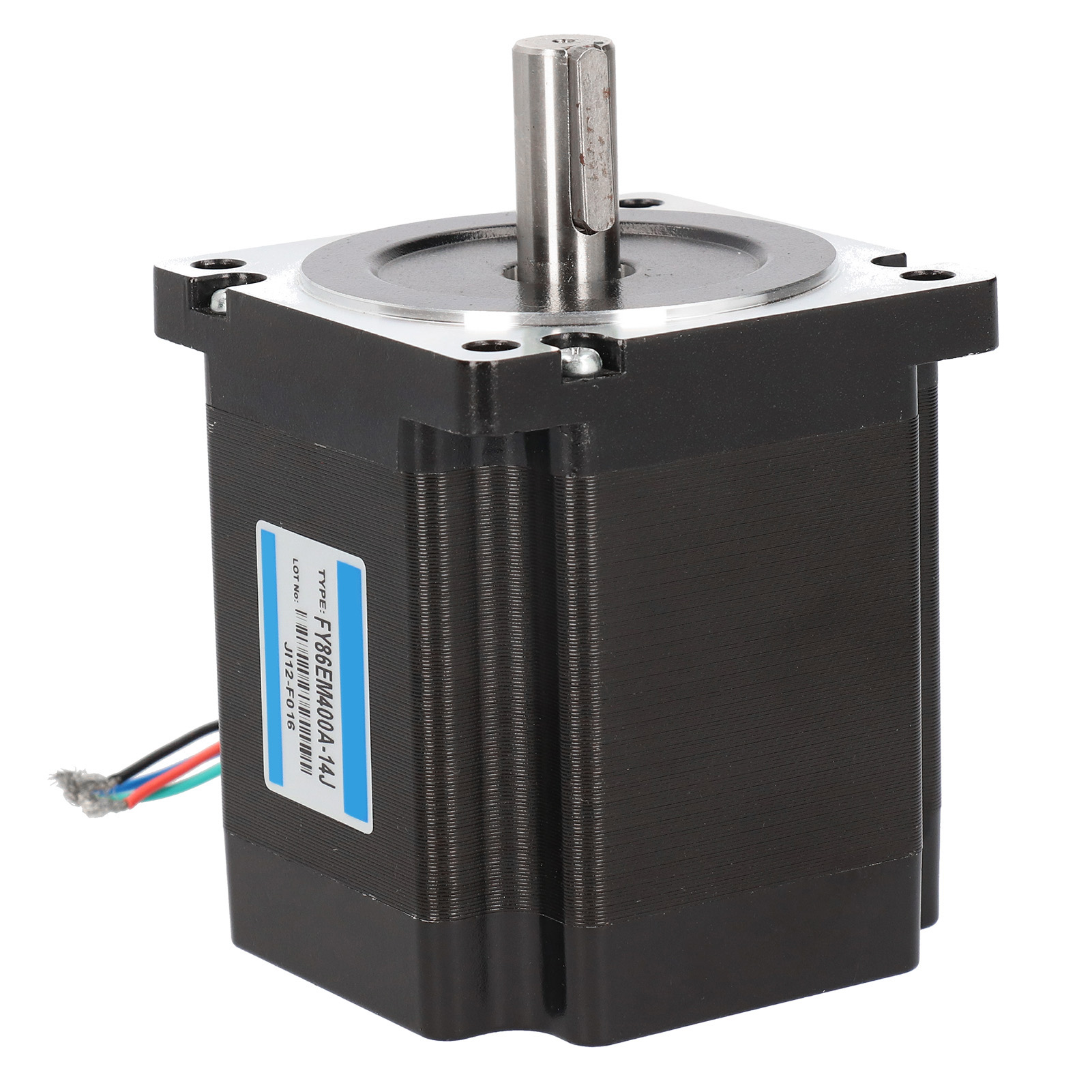 Nema34 2-phasen-schrittmotor 86, 1,8° Schrittwinkel, 6 Nm Drehmoment, Keilwellenprofil Fy86em400a‑14j