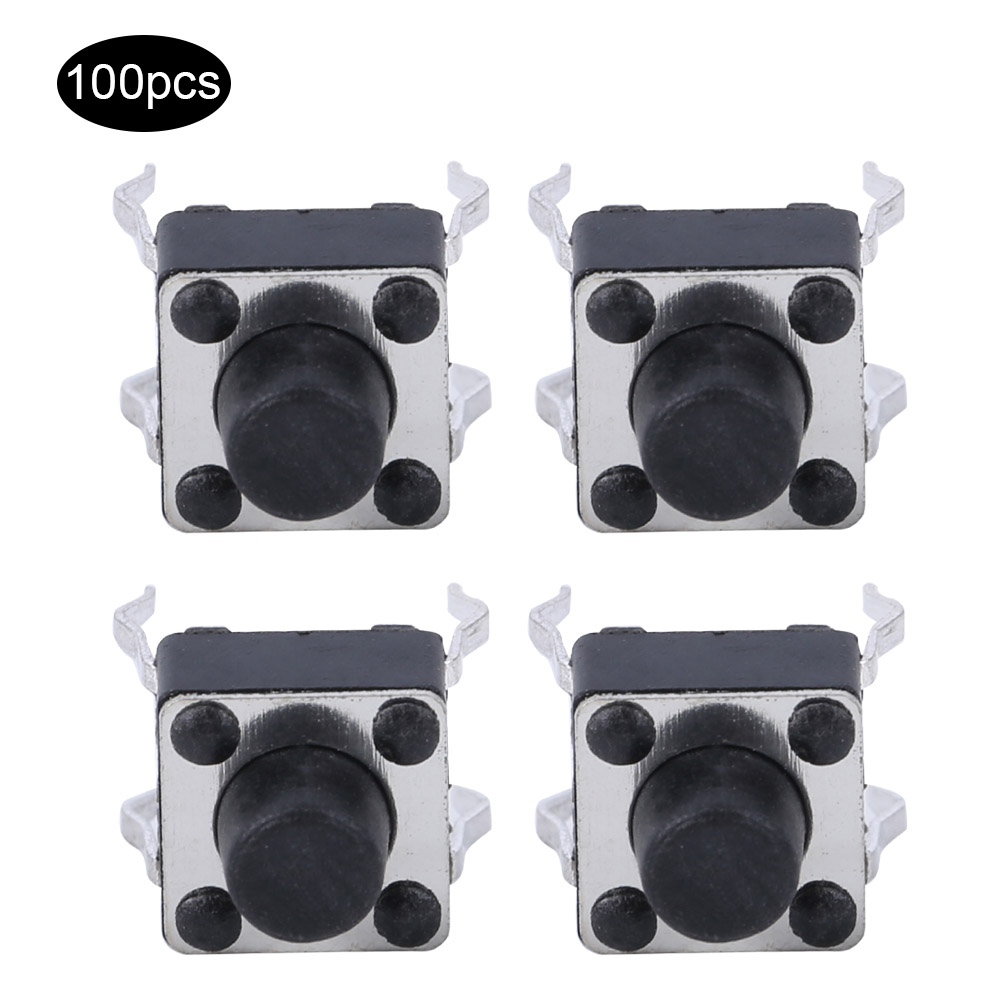 100 Stück Mini-mikro-taster (6 X 6 X 6 Mm) – Taktile Drucktaster