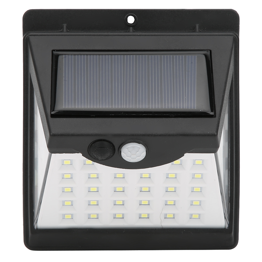 Solar-sensor-wandleuchte Mit 40 Leds Für Den Außenbereich, Hof, Flur, Einfahrt, Veranda Und Garten