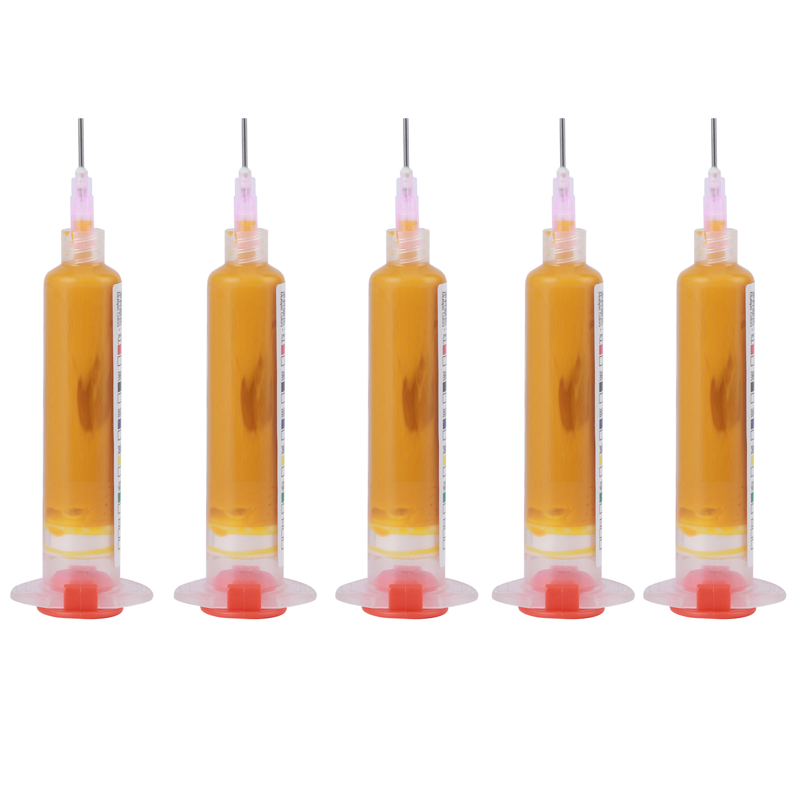 5 Stück Uv-härtende Lötstopplackfarbe (10 Ml) Für Leiterplatten, Gelb