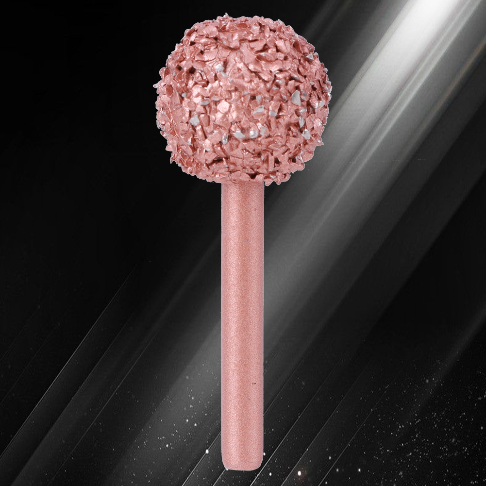 Pneumatischer Schleifkopf Aus Wolframstahl, Runde, Polierte Kugel, Professionelles Fahrzeugreparaturwerkzeug 8005‑02 6x25 Mm