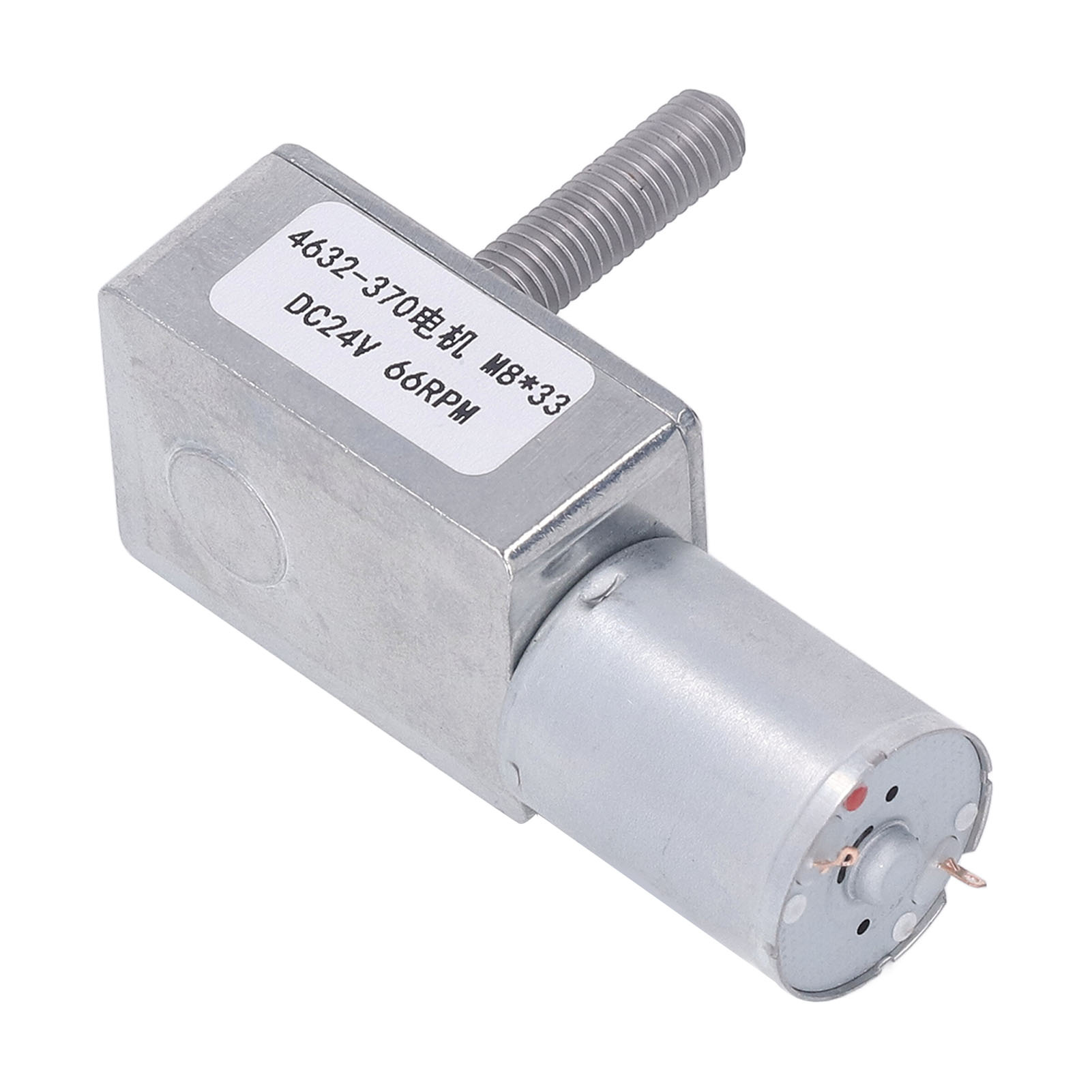 Getriebemotor Gleichstrom 24v 66u/min Drehzahlreduzierung Selbsthemmend M8x33mm Wellengewinde