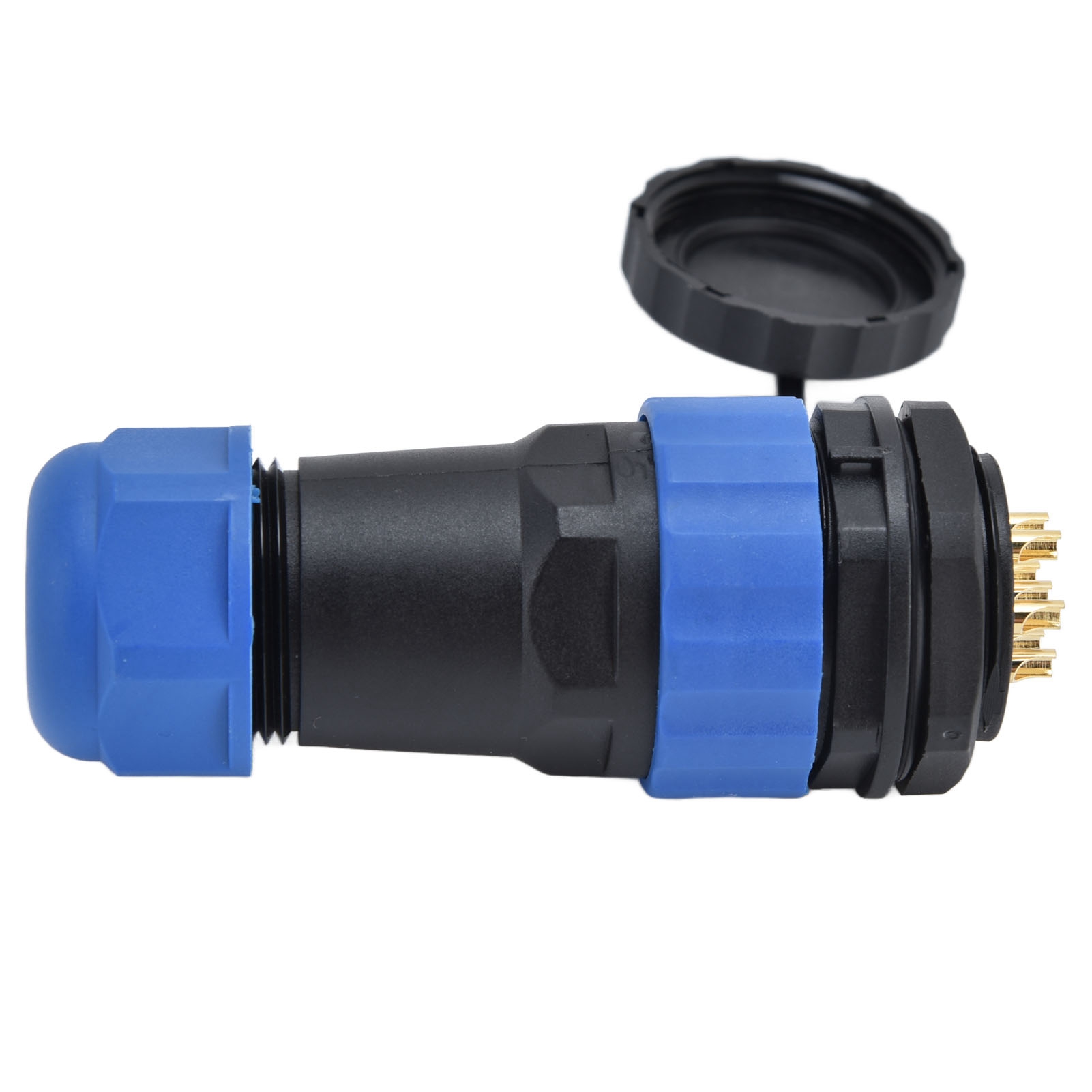 Luftfahrtstecker Ip68 Wasserdicht Sp28 Rückmutter-schweißanschluss Stecker Und Buchse 380v 25a 7-polig