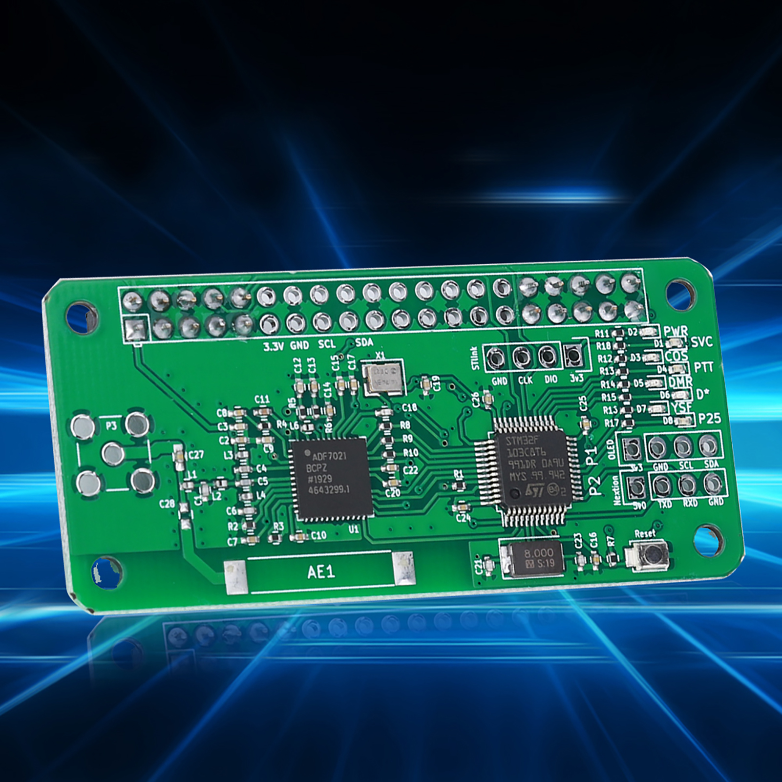 Hotspot-modul Amateurfunkkommunikation Erweiterte Version Diy-schaltungszubehör P25