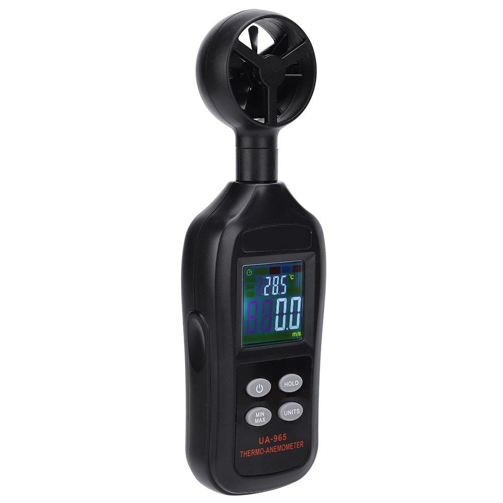 Ua965 Hochpräzises Mini-digital-anemometer, Handwindgeschwindigkeitsmesser, Messinstrumente