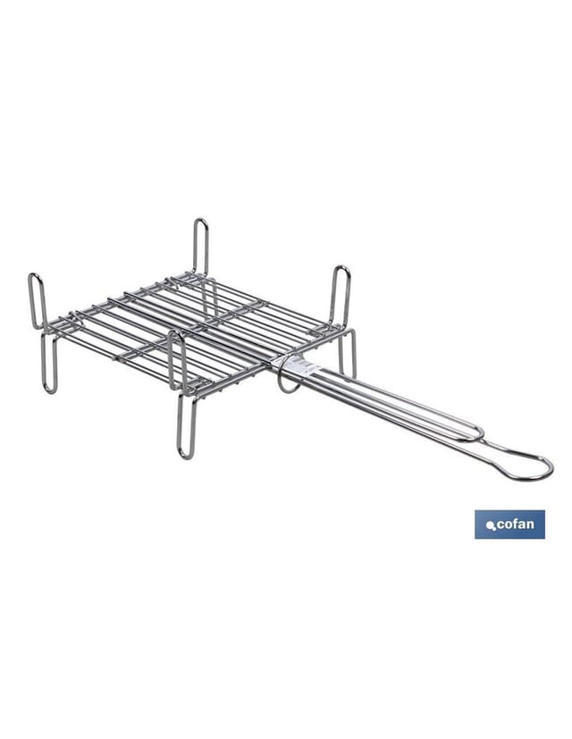 Doppelter INOX-Grill 500 x 500 mm