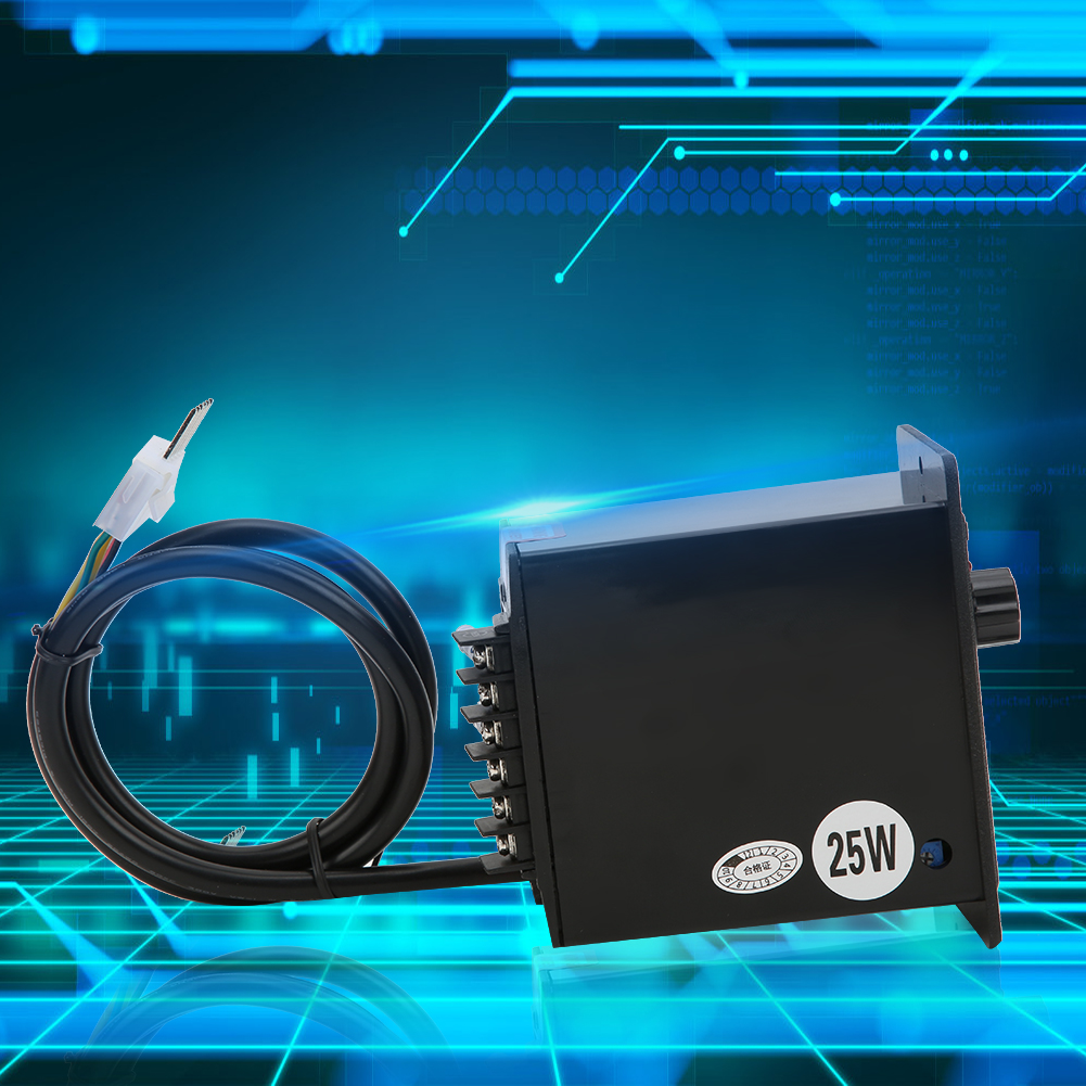 Berm Motordrehzahlregler Mit Potentiometer, Gewindeknopf, 3,96-mm-schnittstelle, Ac 220 V, 50/60 Hz, 25 W