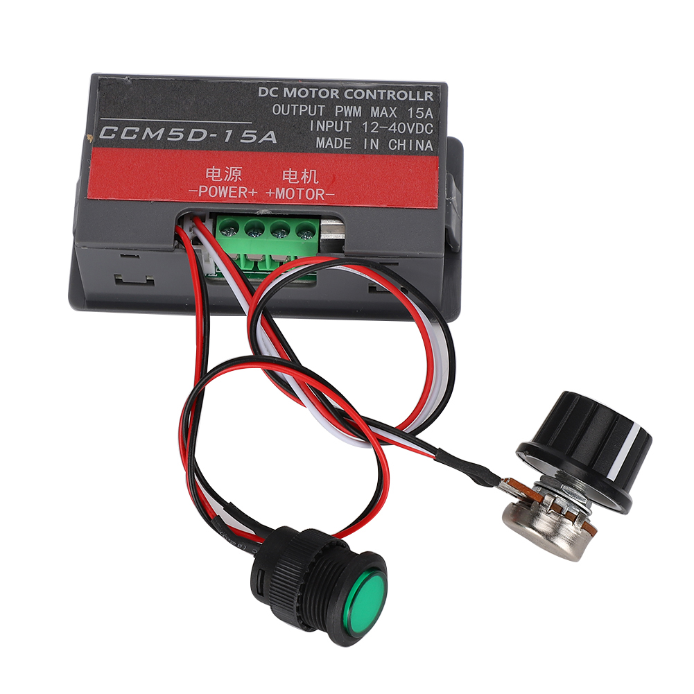 Drehzahlregler Mit 3-stelliger Digitalanzeige Für Gleichstrom-bürstenmotoren 15 A 12–40 V