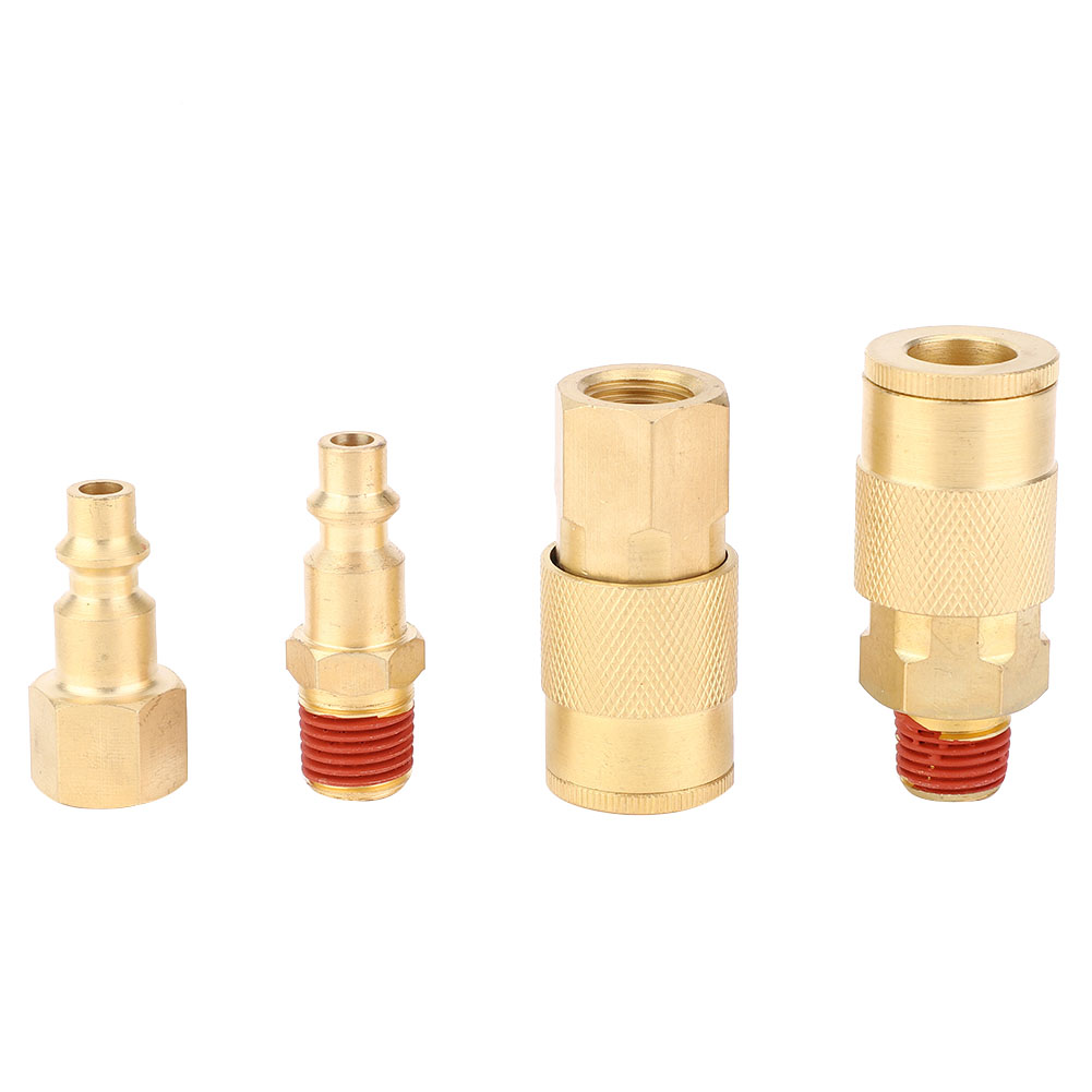 12 Stück 1/4 Zoll Npt-luftschlauchverbinder Schnellkupplung Stecker/buchse Pneumatikanschluss
